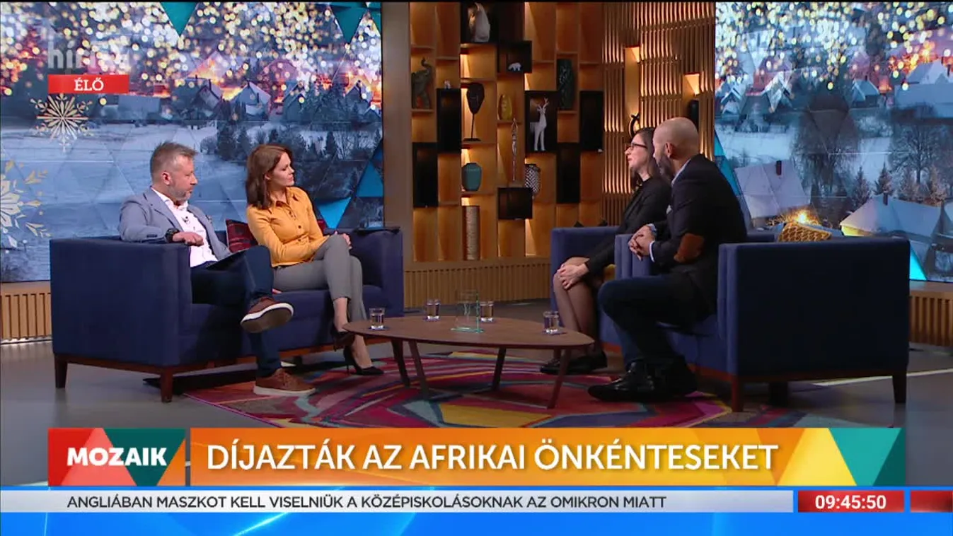 Mozaik - Díjazták az afrikai önkénteseket (2022-01-03)