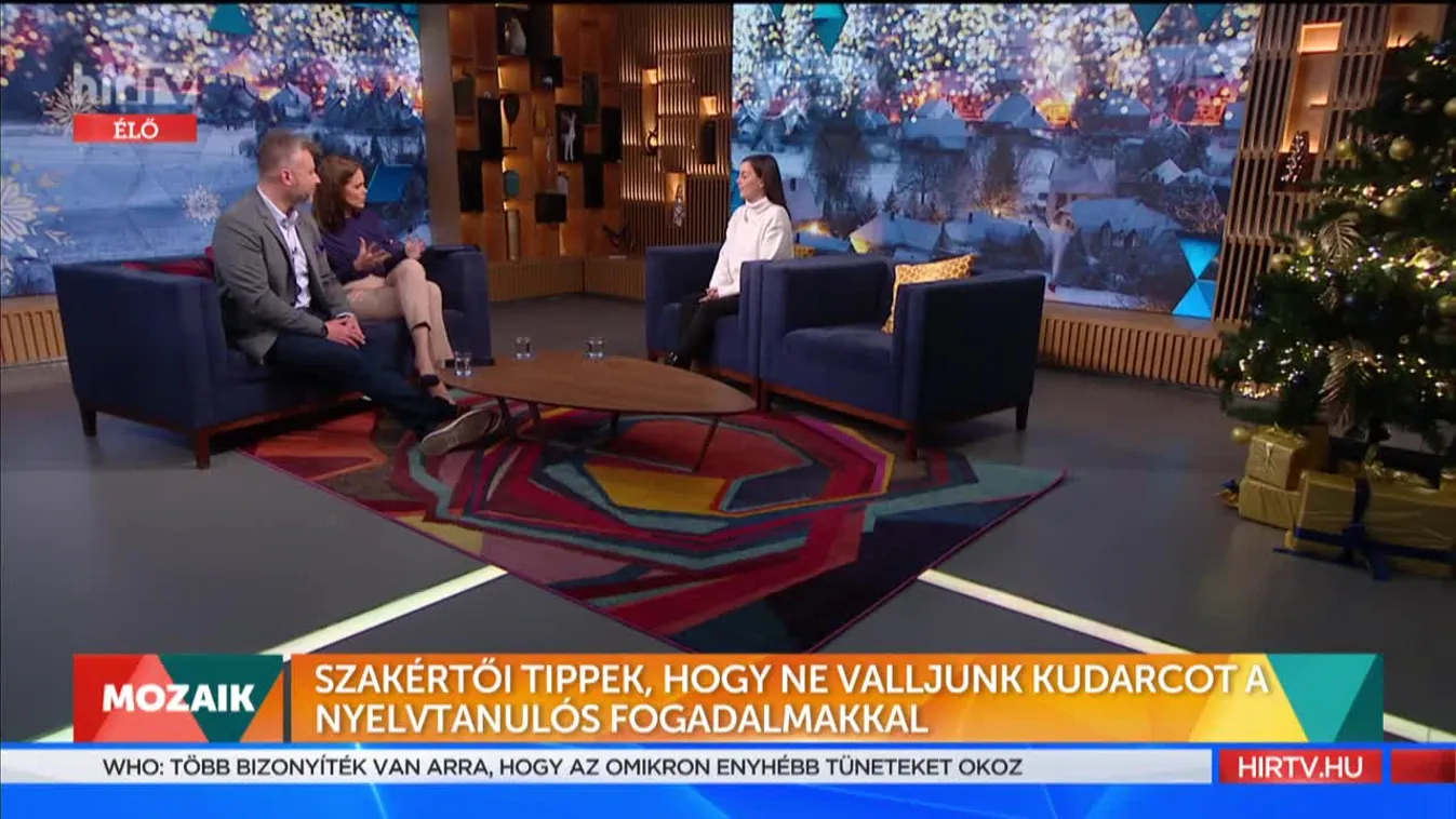 Mozaik - Szakértői tippek, hogy ne valljunk kudarcot a nyelvtanulós fogadalmakkal (2022-01-05)