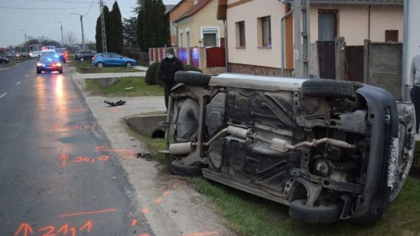 Lezárt akta: ittasan okozott balesetet