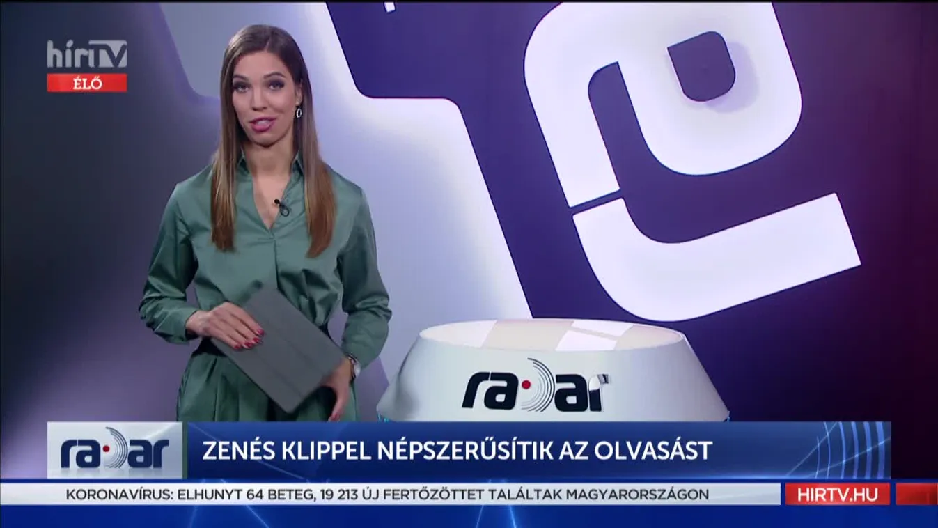 Radar - Zenés klippel népszerűsítik az olvasást (2022-01-27)