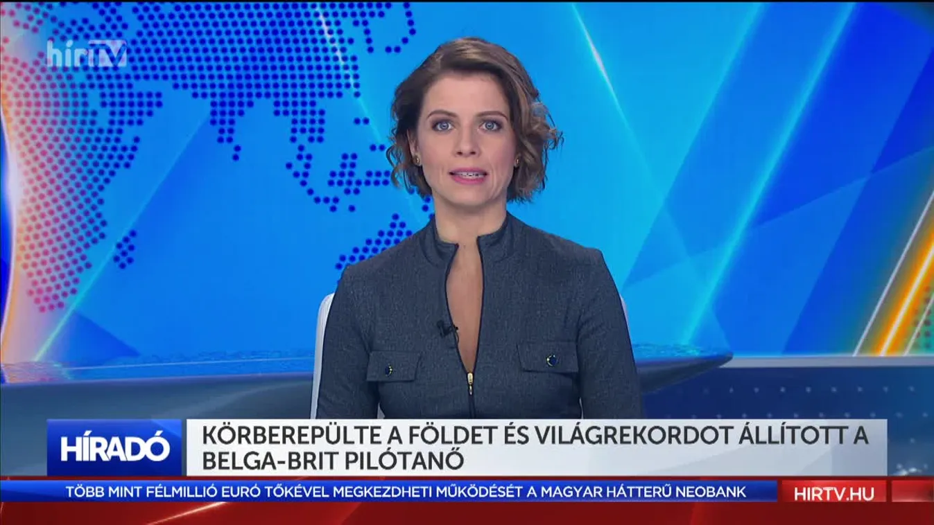 Körberepülte a Földet és világrekordot állított a belga-brit pilótanő
