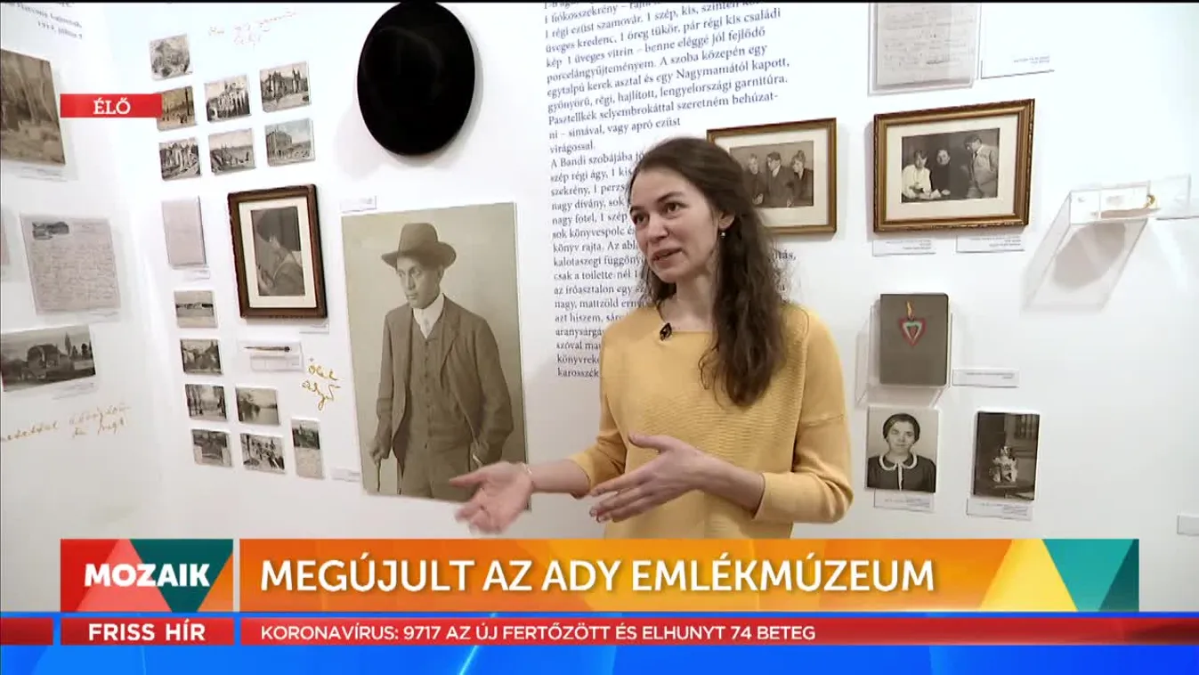 Mozaik - Megújult az Ady Endre Emlékmúzeum (2022-01-25)