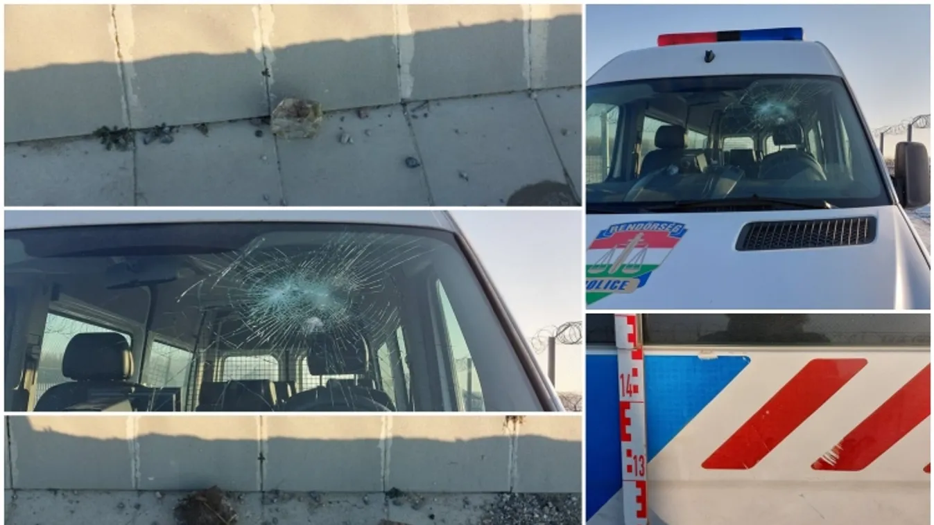 Ismét kövekkel dobálták meg a rendőröket az illegális migránsok