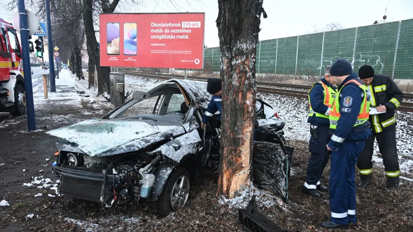 Halálos baleset történt a ferihegyi repülőtérre vezető úton