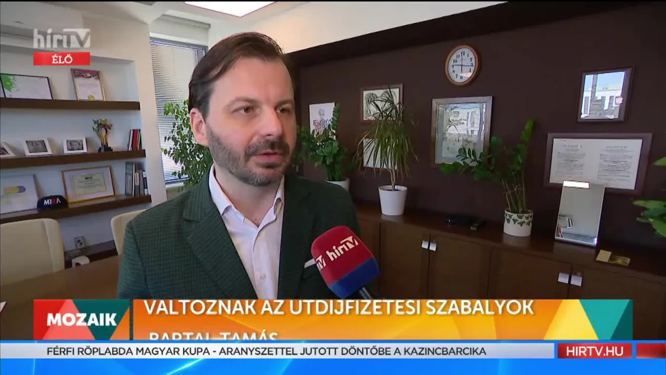 Mozaik: Változnak az útdíjfizetési szabályok