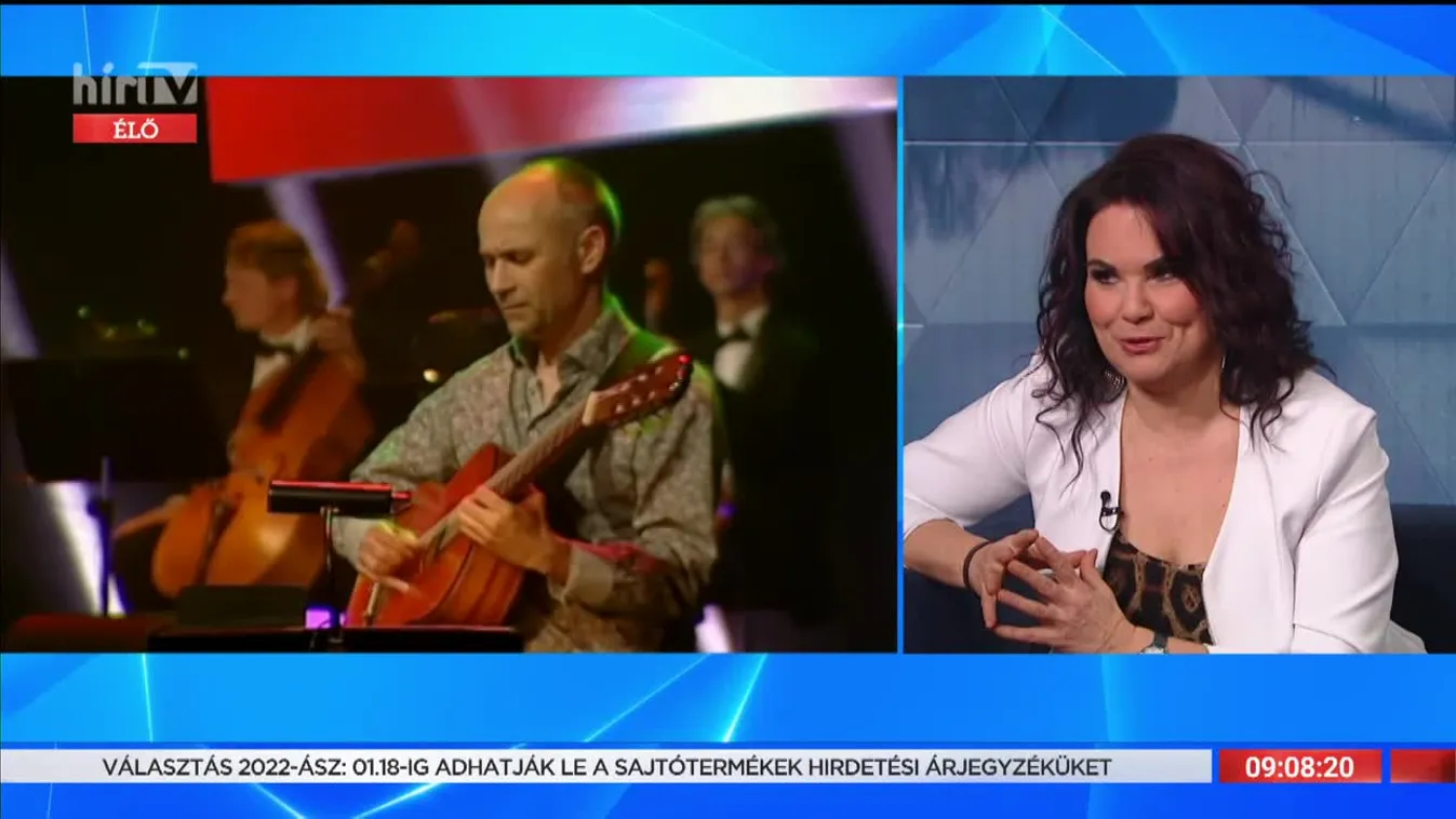 Mozaik - Újévi gálakoncertre készül Szentpéteri Csilla (2022-01-12)