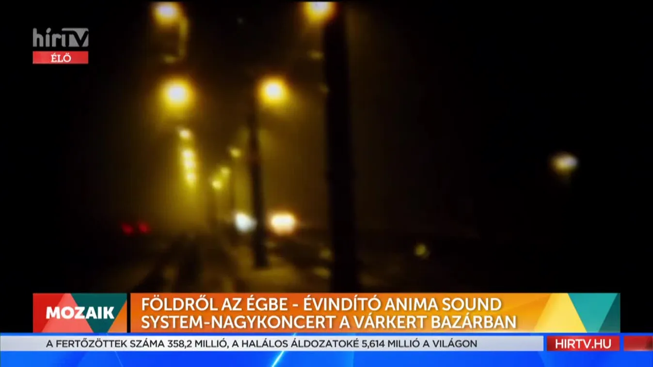 Mozaik - Földről az égbe - évindító Anima Sound System-nagykoncert a Várkert Bazárban (2022-01-26)