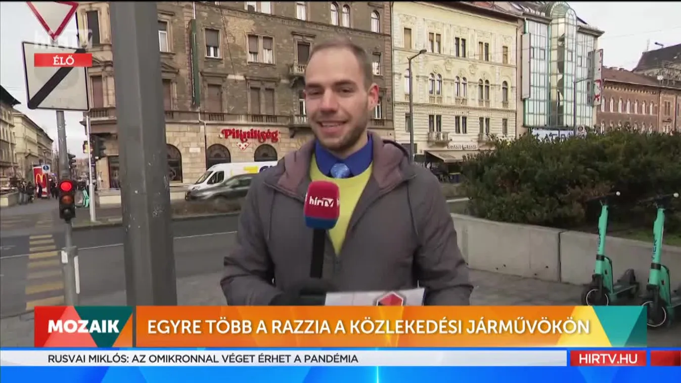 Mozaik - Egyre több a razzia a közlekedési járműveken (2022-01-26)