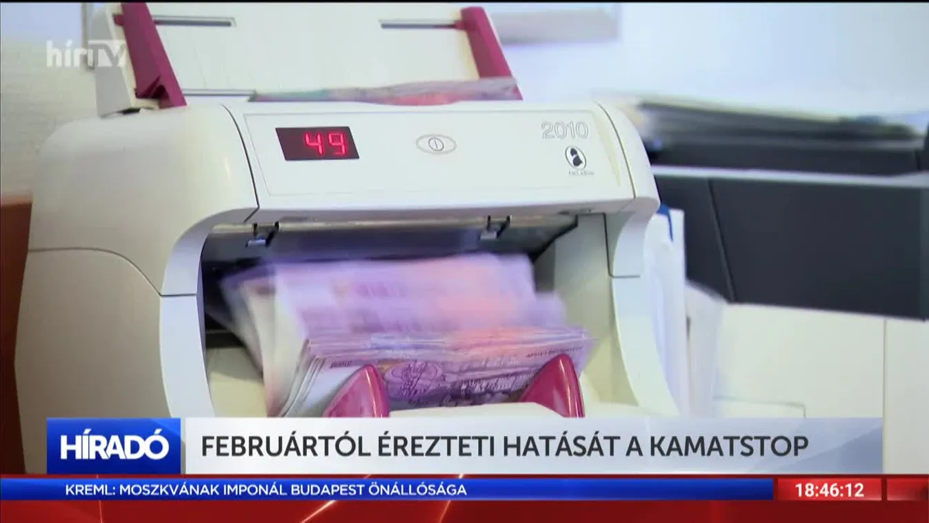 Februártól érezteti hatását a kamatstop