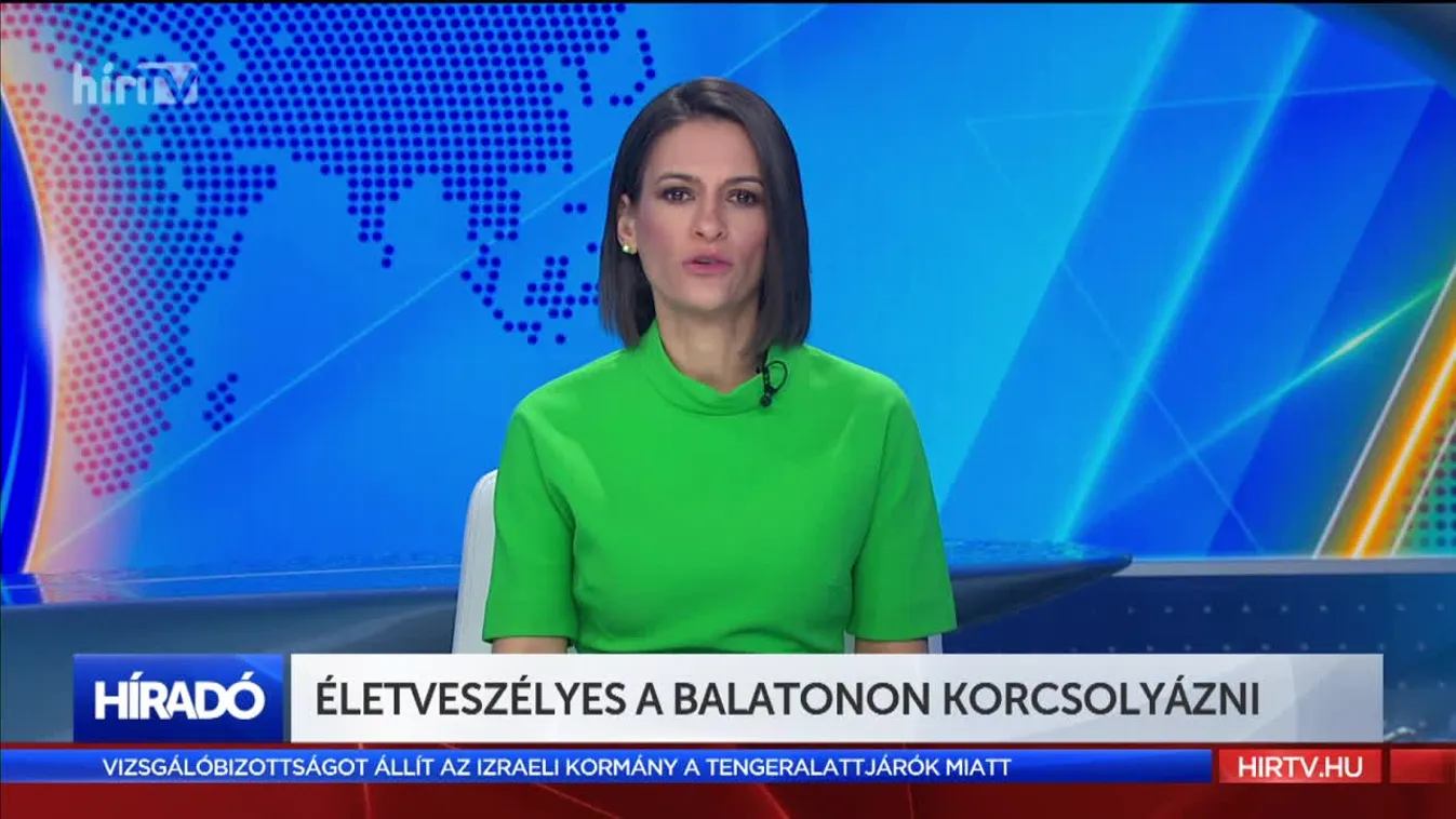 Életveszélyes a Balatonon korcsolyázni