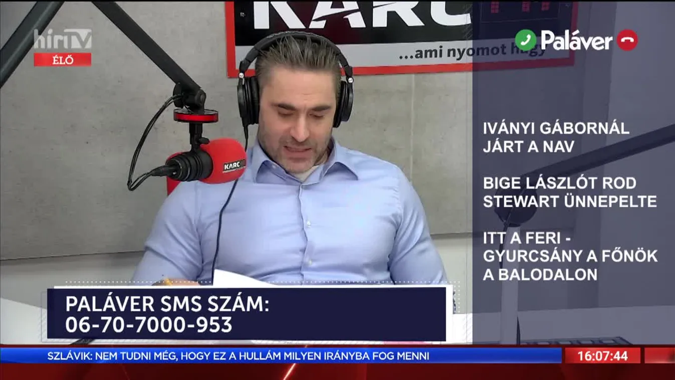 Paláver: Iványi Gábornál járt a NAV