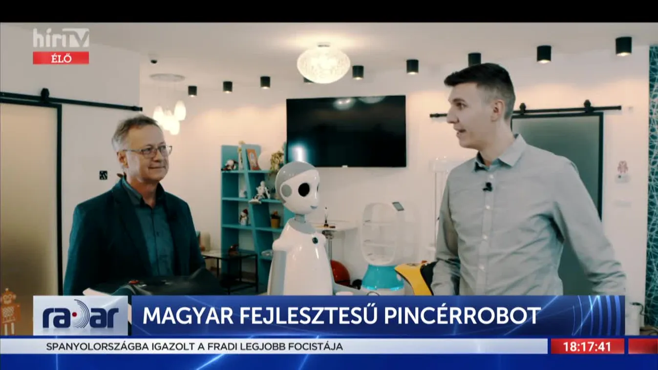 Radar: Magyar fejlesztésű pincérrobot