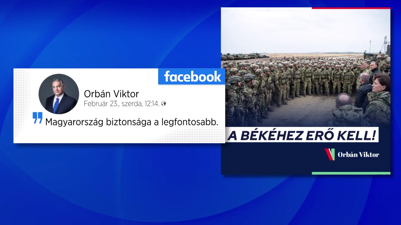 Orbán Viktor: Magyarország biztonsága a legfontosabb