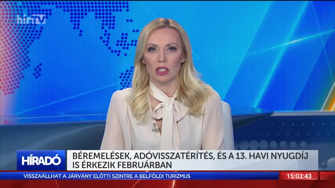 Béremelések, adóvisszatérítés, és a 13. havi nyugdíj is érkezik februárban