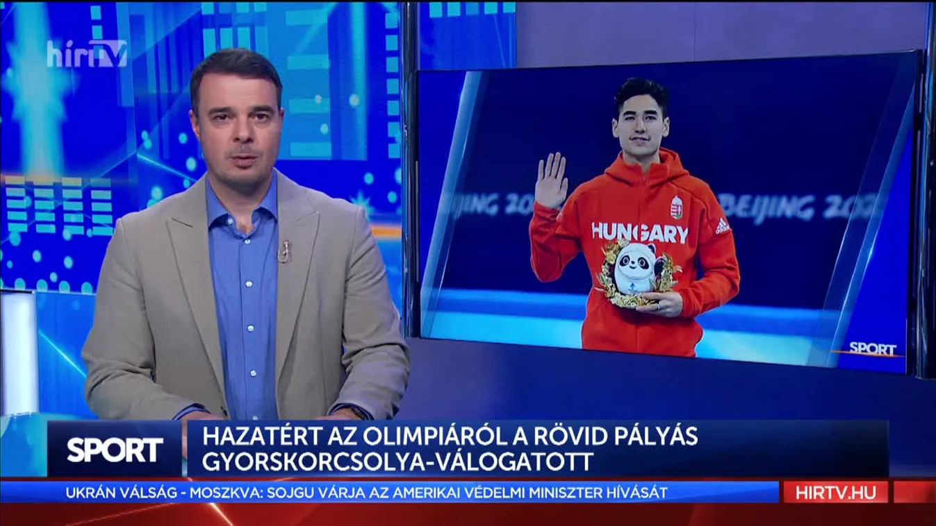 Hazatért az olimpiáról a rövid pályás gyorskorcsolya-válogatott
