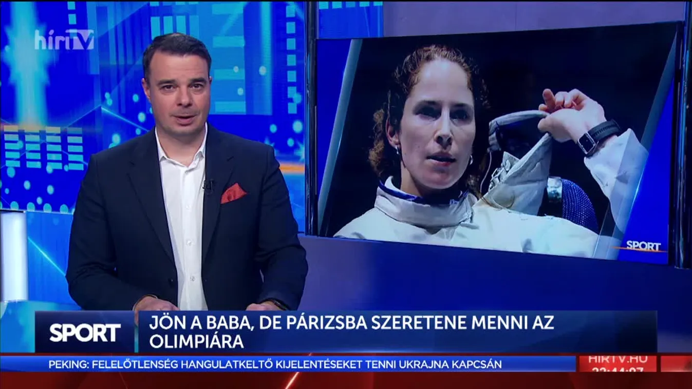 Jön a baba, de Párizsba szeretne menni az olimpiára