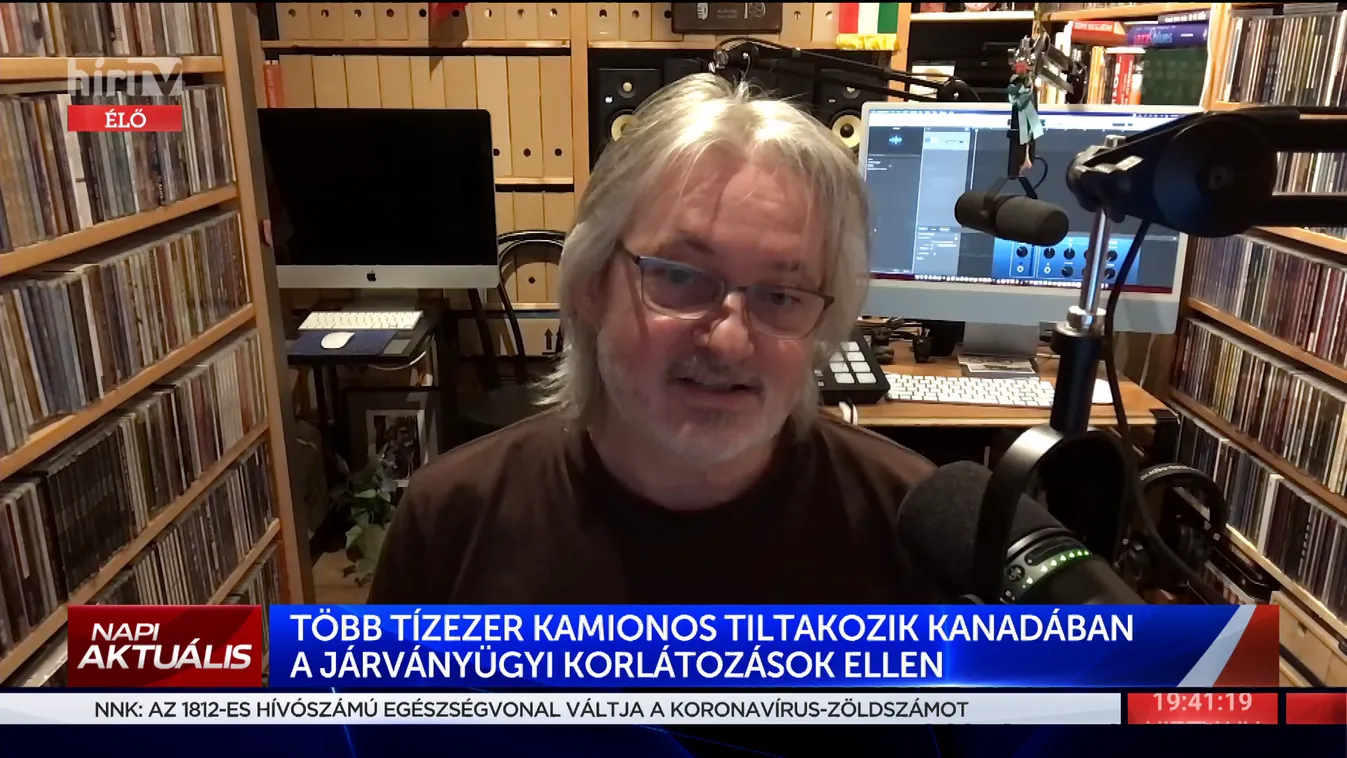 Több tízezer kamionos tiltakozik Kanadában a járványügyi korlátozások ellen