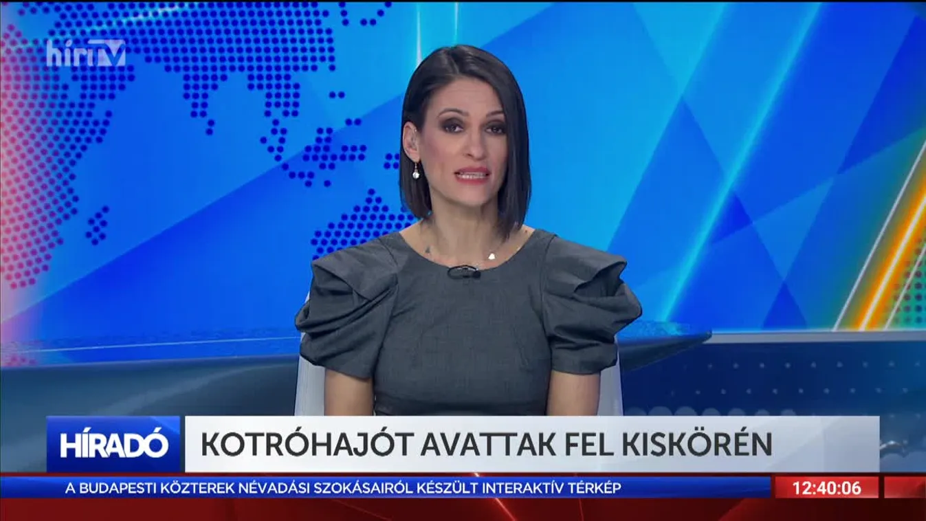 Kotróhajót avattak fel Kiskörén