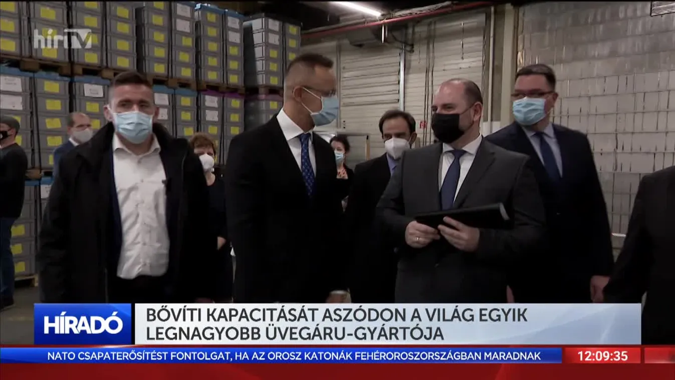 Bővíti kapacitását Aszódon a világ egyik legnagyobb üvegáru-gyártója