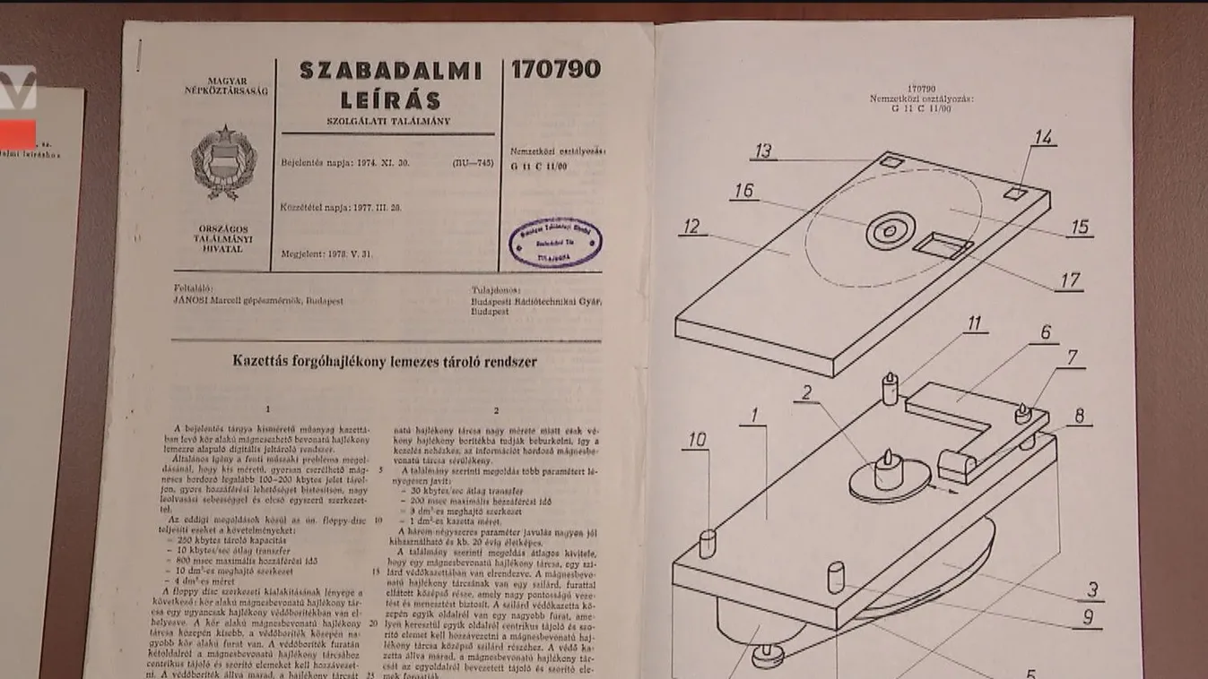 Mozaik - Szabadalmak története