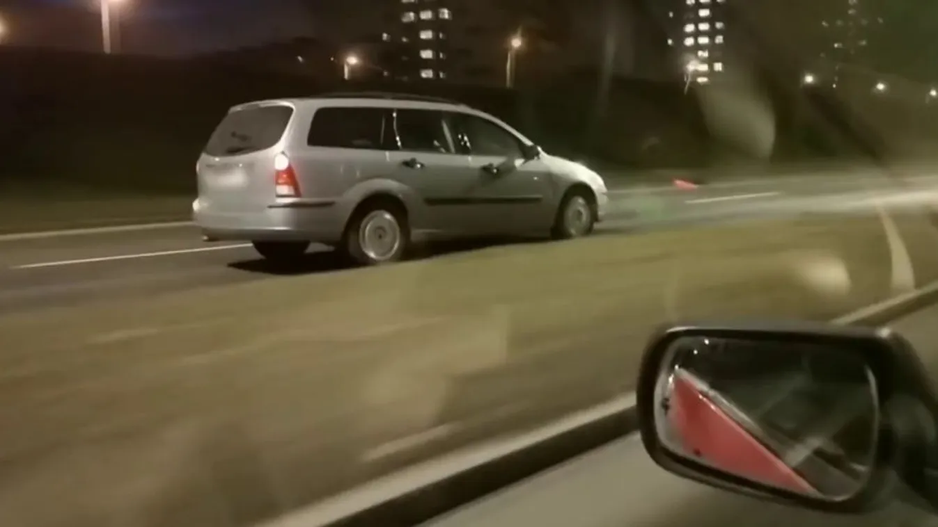 Kilométereken keresztül szembe ment a forgalommal