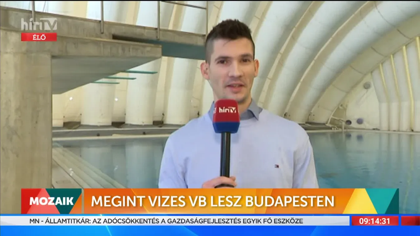 Mozaik - Megint vizes vb lesz Budapesten (2022-02-09)