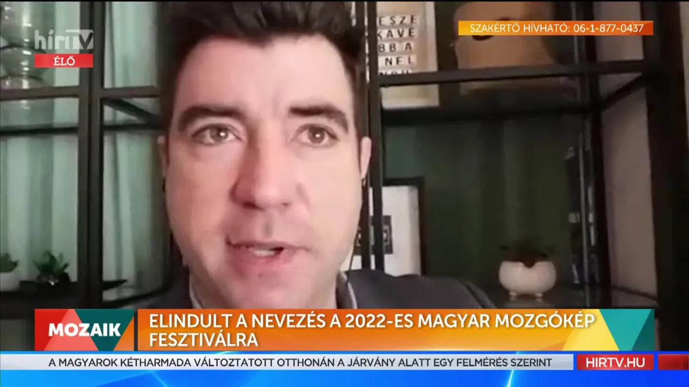 Mozaik - Elindult a nevezés a 2022-es Magyar Mozgókép Fesztiválra (2022-02-04)