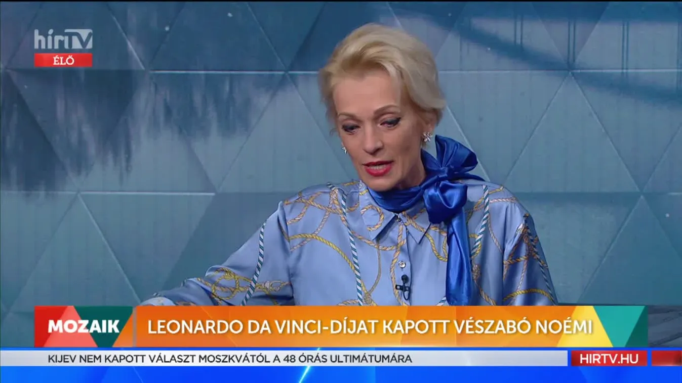 Mozaik - Leonardo da Vinci-díjat kapott Vészabó Noémi (2022-02-14)