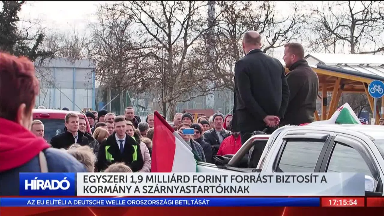 Egyszeri 1,9 milliárd forint forrást biztosít a kormány a szárnyastartóknak