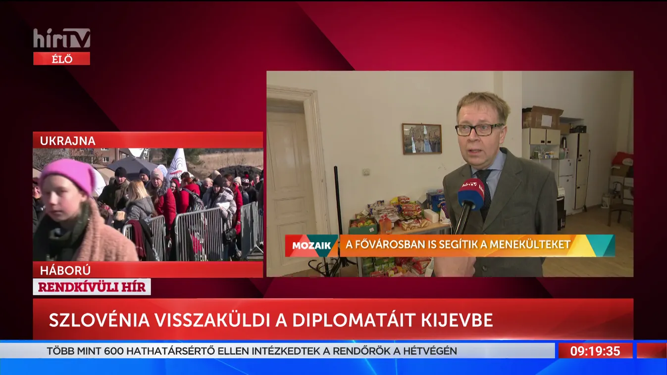 Mozaik: A fővárosban is segítik a menekülteket