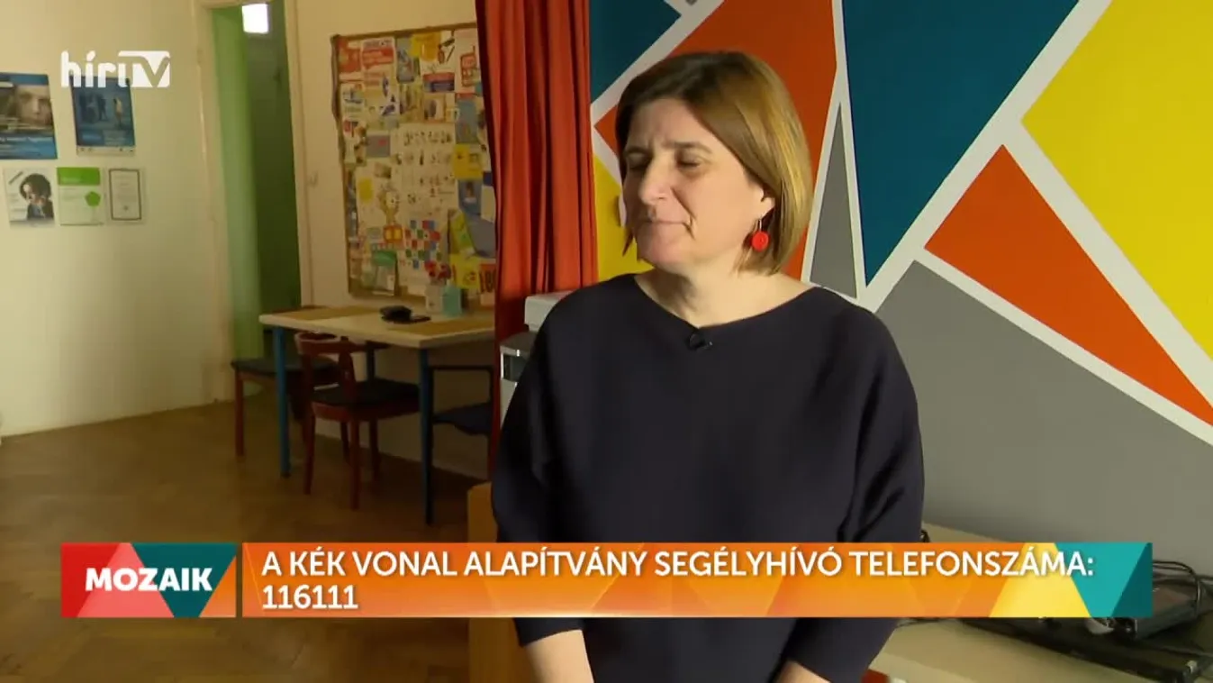 Mozaik - Kék Vonal Alapítvány Segélyhívó: 116111 (2022-03-04)