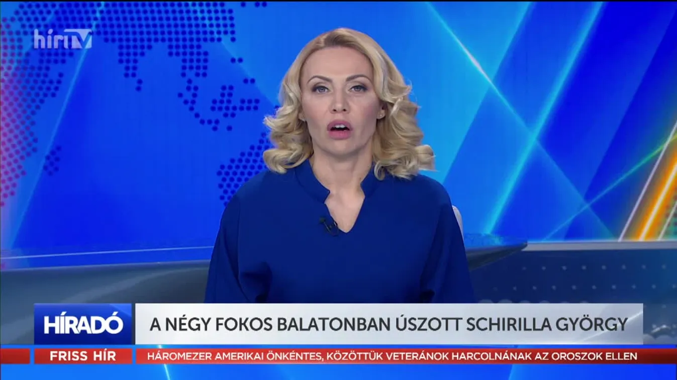  A négy fokos Balatonban úszott Schirilla György