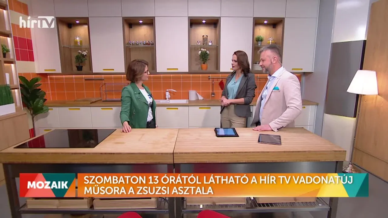 Mozaik - Szombaton 13 órától látható a Hír TV vadonatúj műsora a Zsuzsi asztala (2022-03-25)