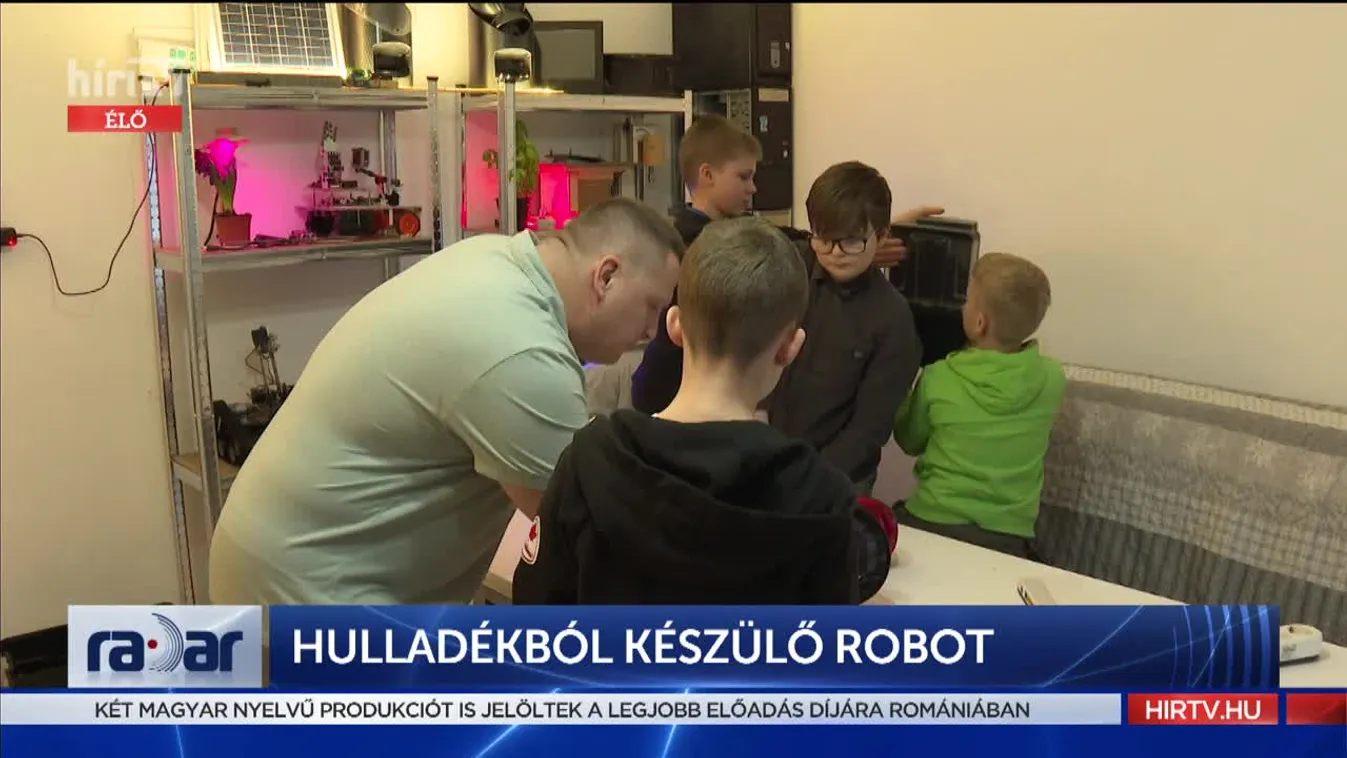 Radar - Hulladékból készült robot (2022-03-16)