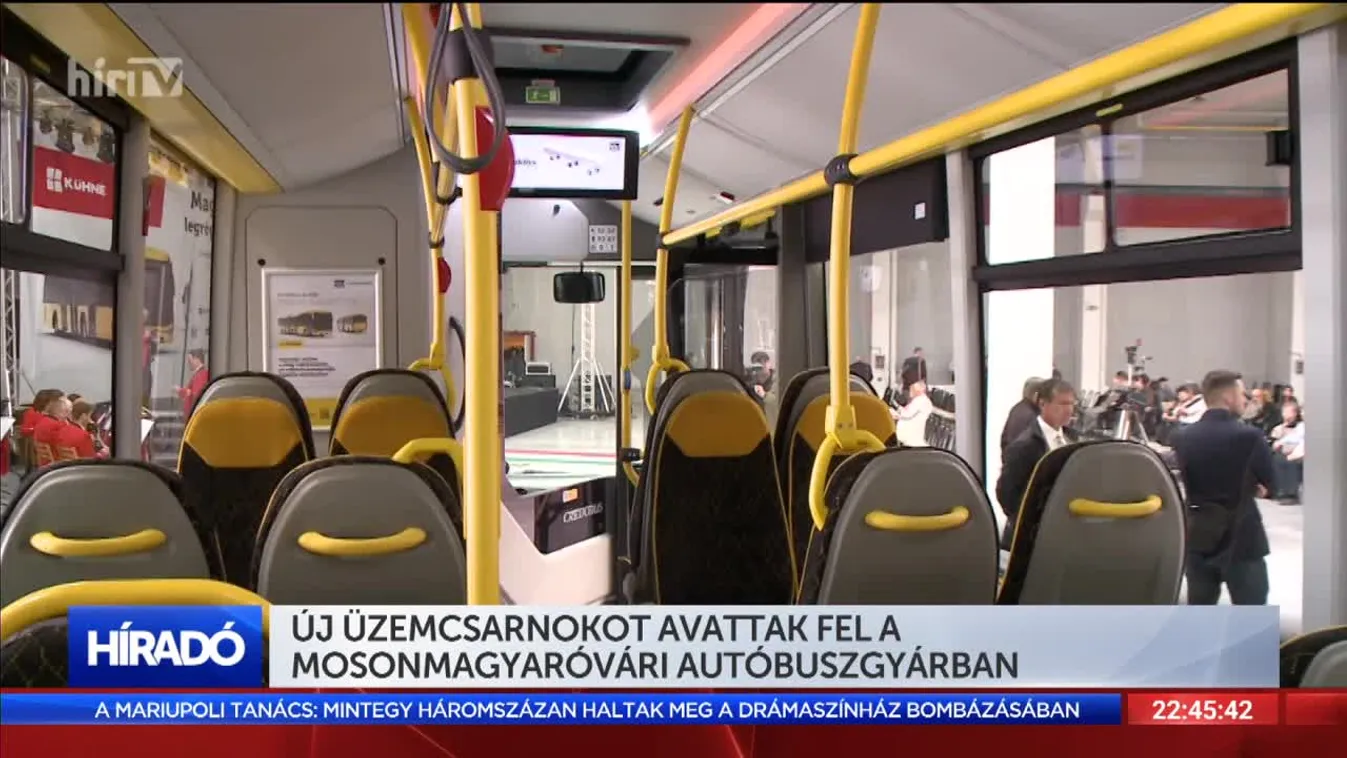 Új üzemcsarnokot avattak fel a mosonmagyaróvári autóbuszgyárban