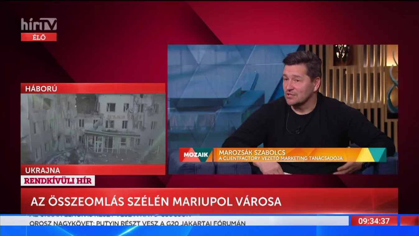 Mozaik - Orosz-ukrán konfliktus: Több száz magyar cégnek kell új forrásokat találnia (2022-03-23)