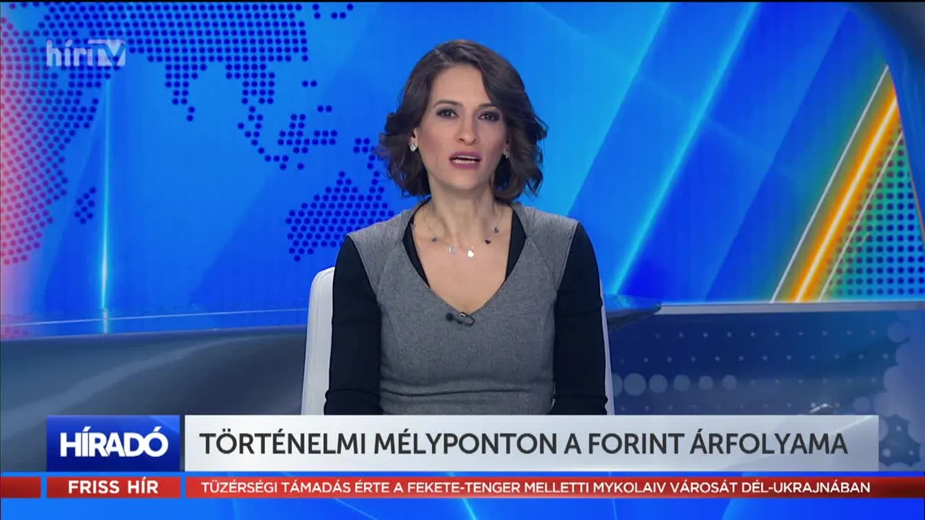 Történelmi mélyponton a forint árfolyama