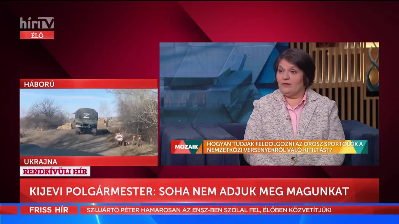 Mozaik - Hogyan tudják feldolgozni az orosz sportolók a nemzetközi versenyekről való kitiltást? (2022-03-23)