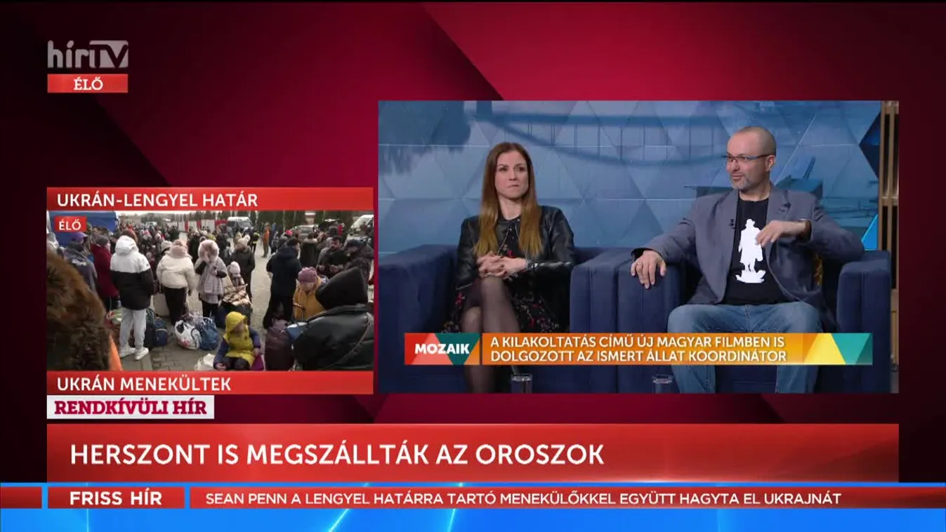 Mozaik - A kilakoltatás című új magyar filmben is dolgozott az ismert állat koordinátor (2022-03-03)