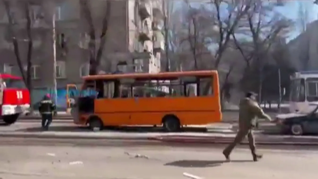 Orosz szeparatista vezető: Húsz halottja van az ukrán rakétatámadásnak