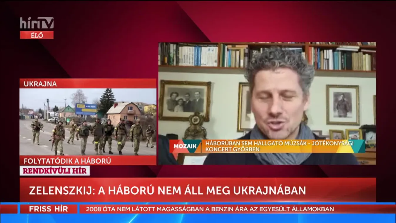 Mozaik - Háborúban sem hallgató Múzsák - jótékonysági koncert Győrben (2022-03-08)