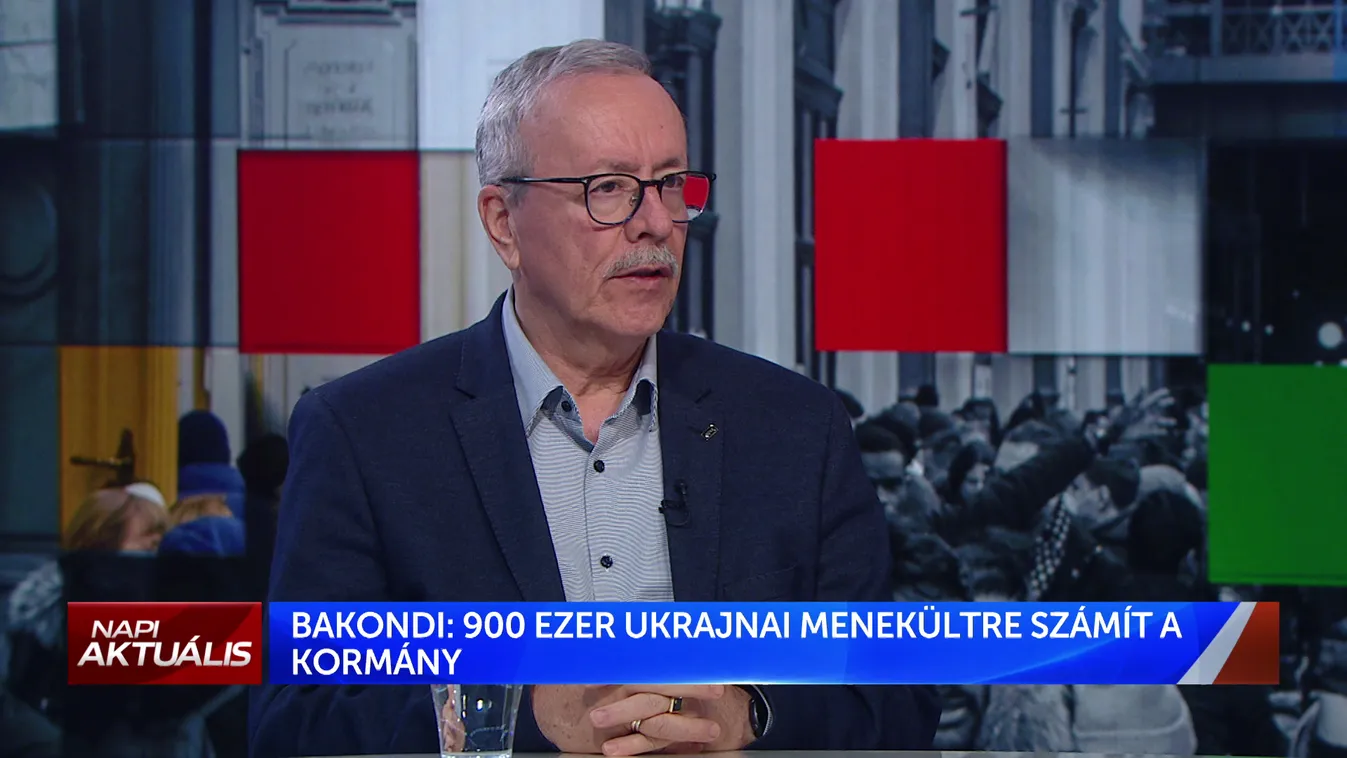 Bakondi György: 900 ezer ukrajnai menekülte számít a kormány