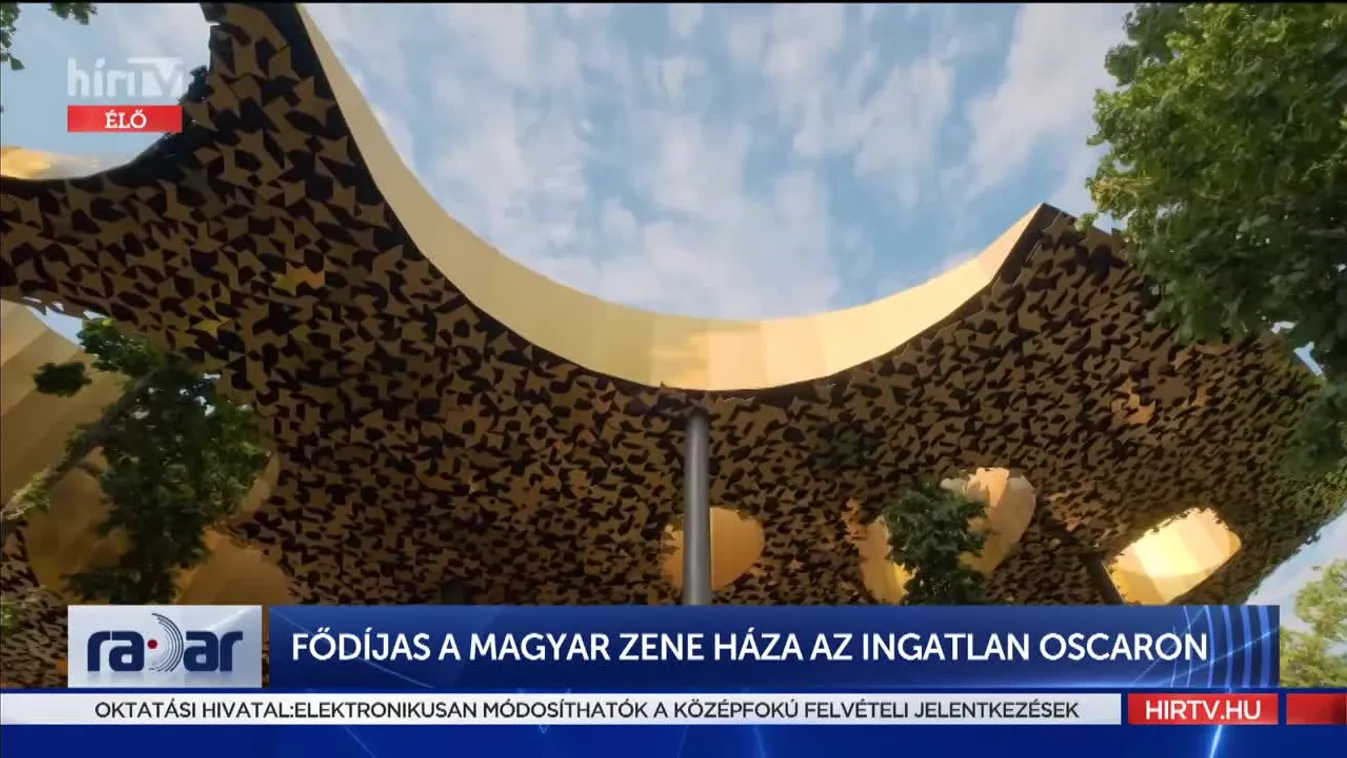 Radar - Fődíjas a Magyar Zene Háza az ingatlan Oscaron (2022-03-18)