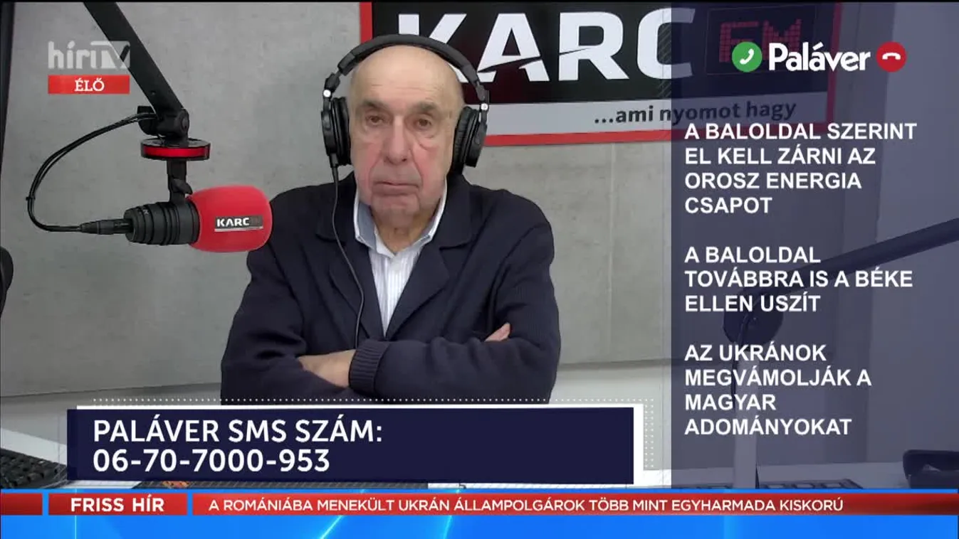 Paláver: A baloldal továbbra is a béke ellen uszít