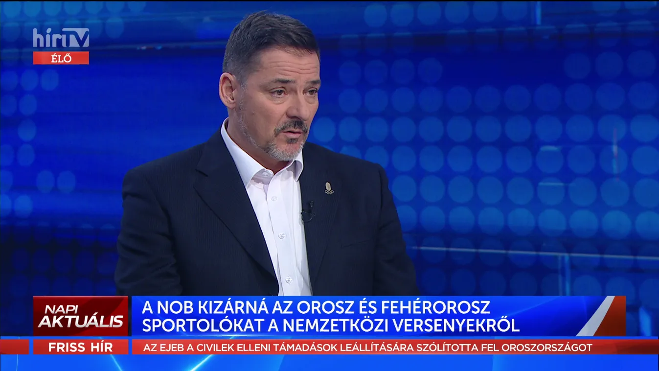 A NOB kizárná az orosz és a fehérorosz sportolókat a nemzetközi versenyekről