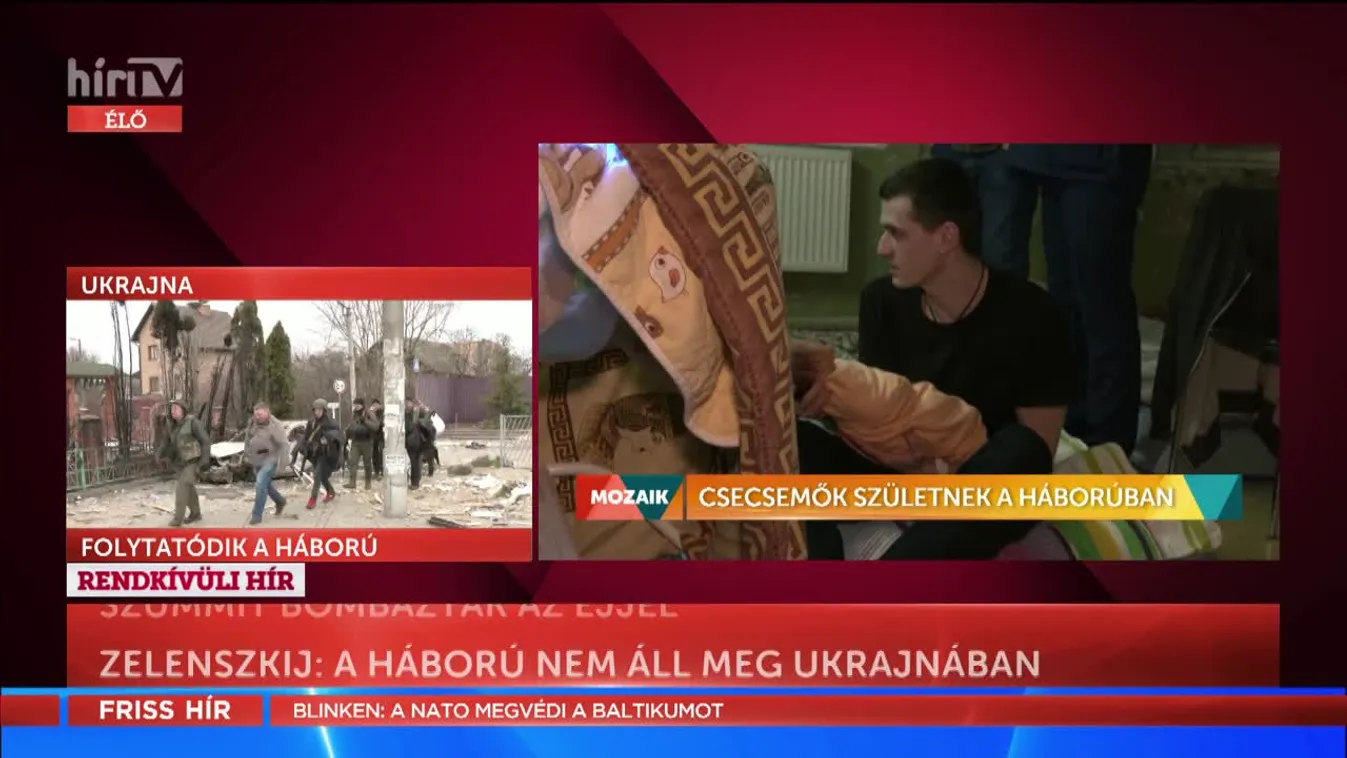 Mozaik - Csecsemők születnek a háborúban (2022-03-08)