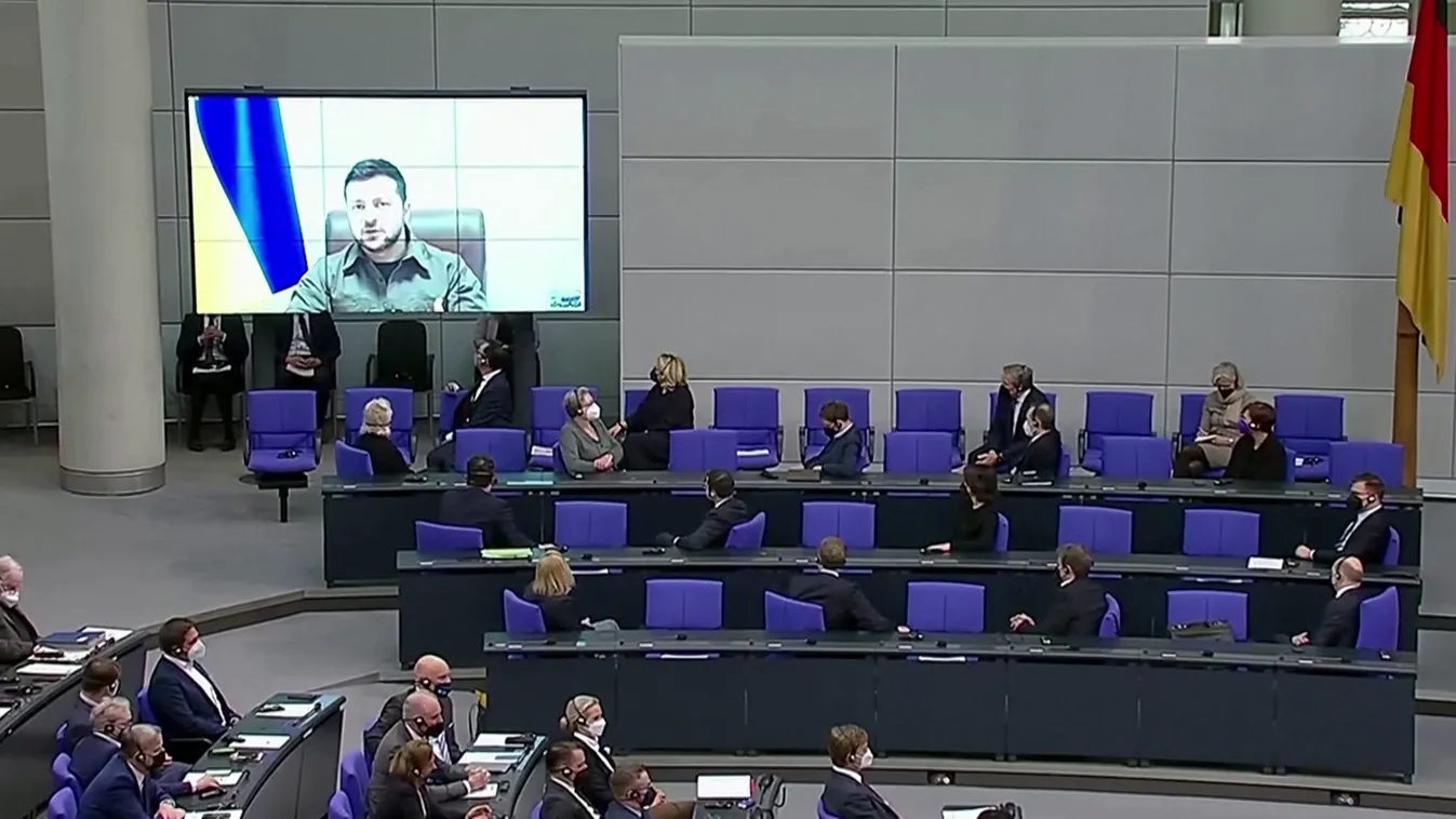 A német vezetést is támadta Zelenszkij