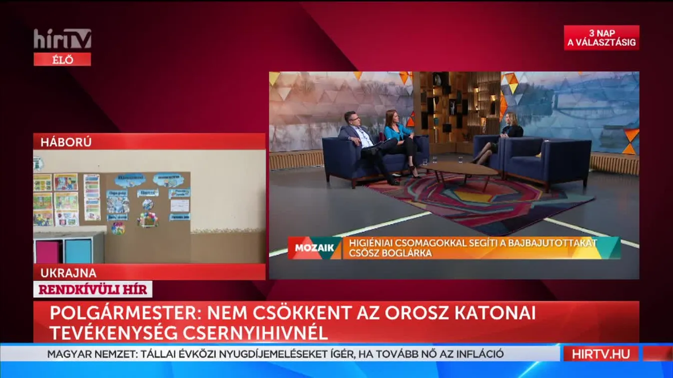 Mozaik - Higiéniai csomagokkal segíti a bajbajutottakat Csősz Boglárka (2022-03-31)