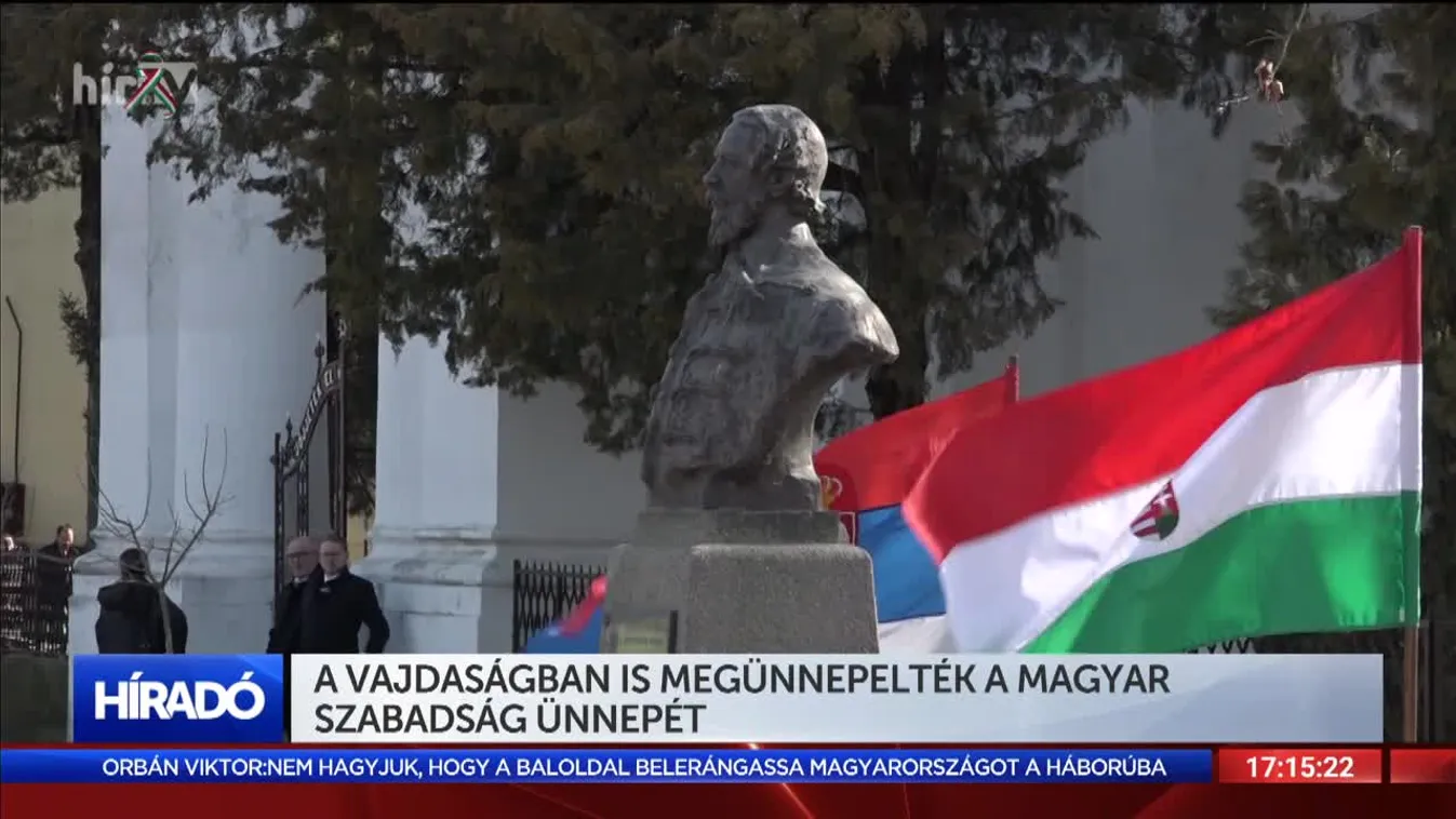 A Vajdaságban is megünnepelték a magyar szabadság ünnepét
