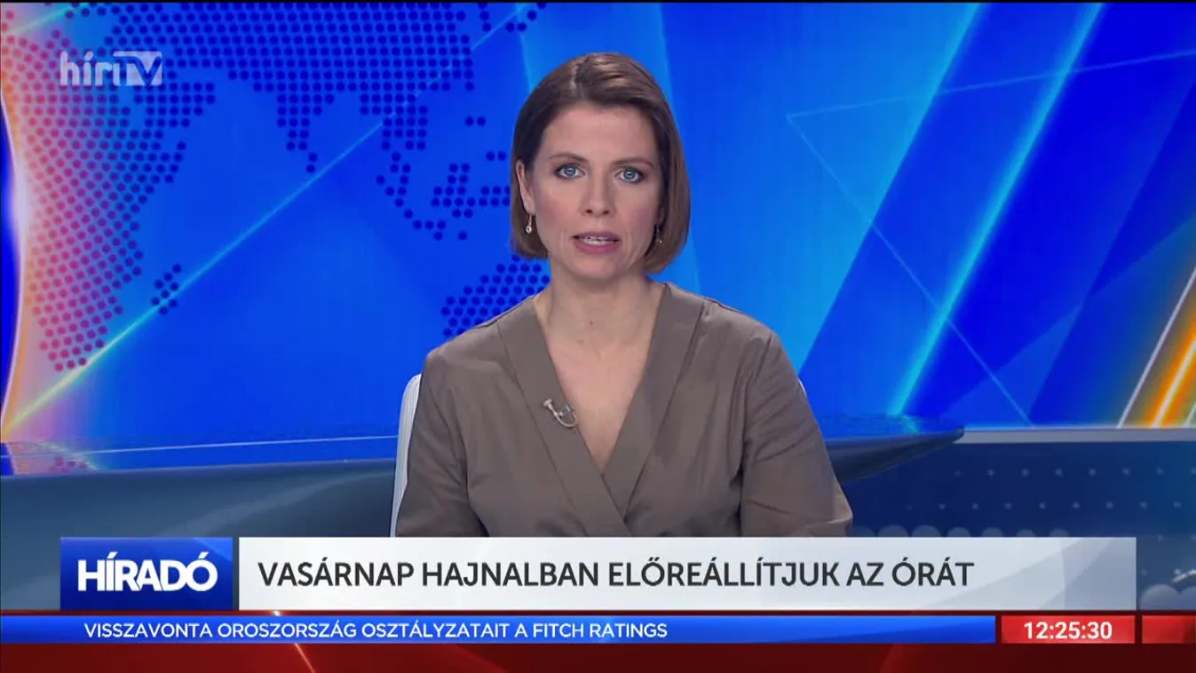 Vasárnap hajnalban előreállítjuk az órát